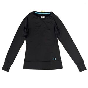 Under Armour Clod Gear Black Fitted Thermal Base Layer 2.0 Shirt Womens Medium